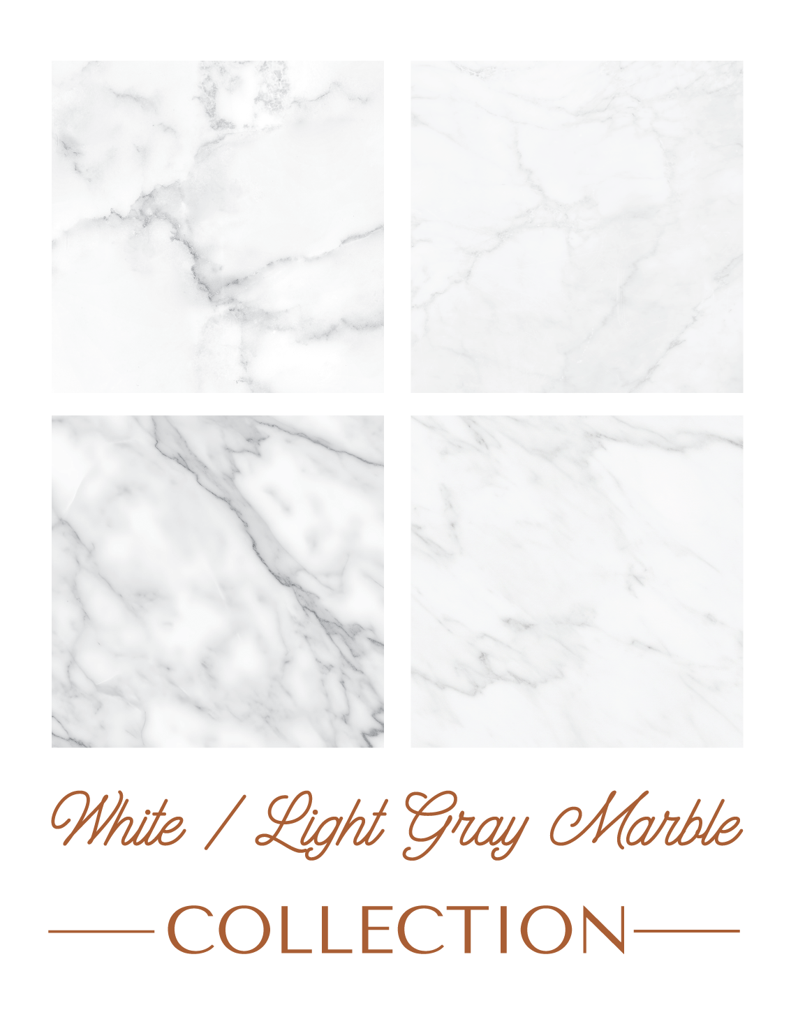 White / Gray Marble