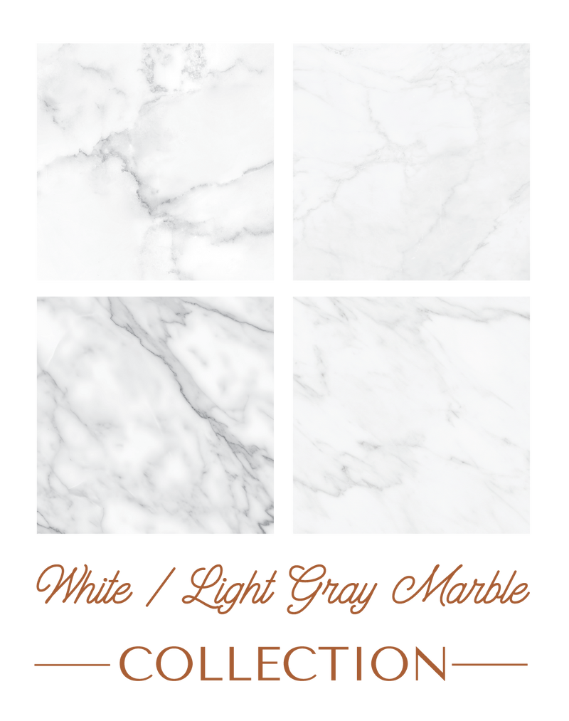 White / Gray Marble