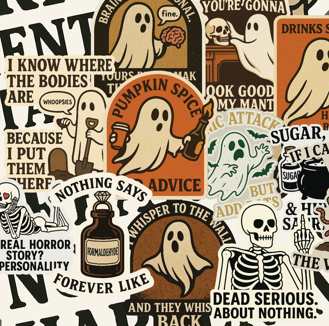 Creepin' Season Stickers