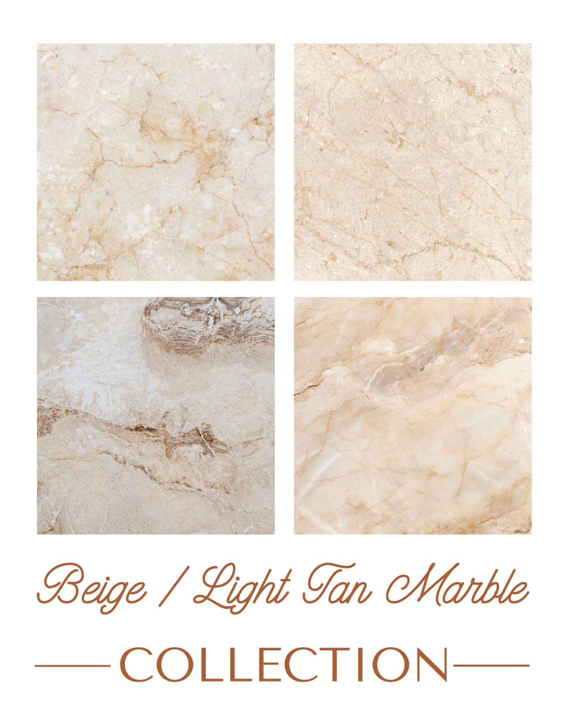 Beige / Light Tan Marble