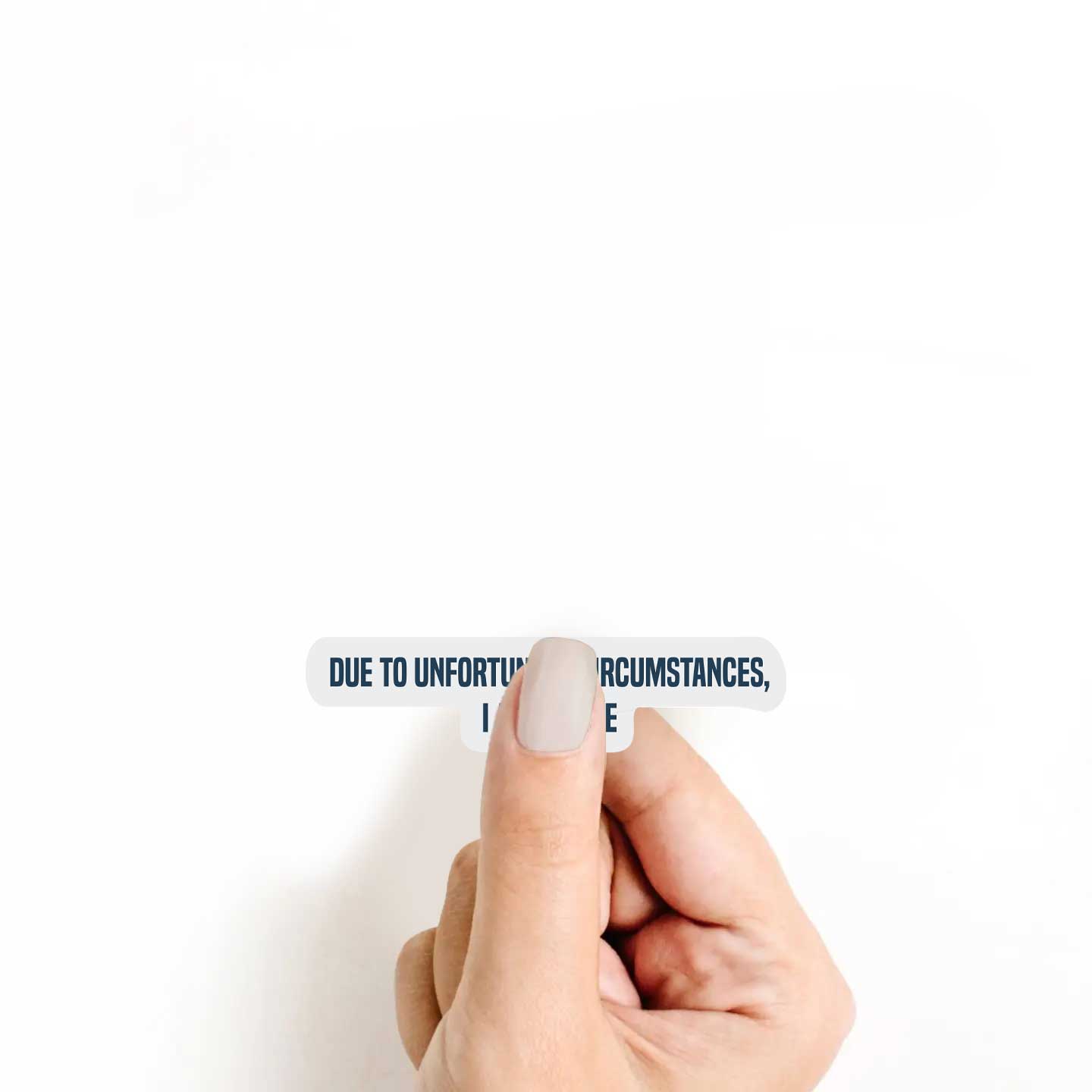 Due To Unfortunate Circumstances, I Am Awake Sticker