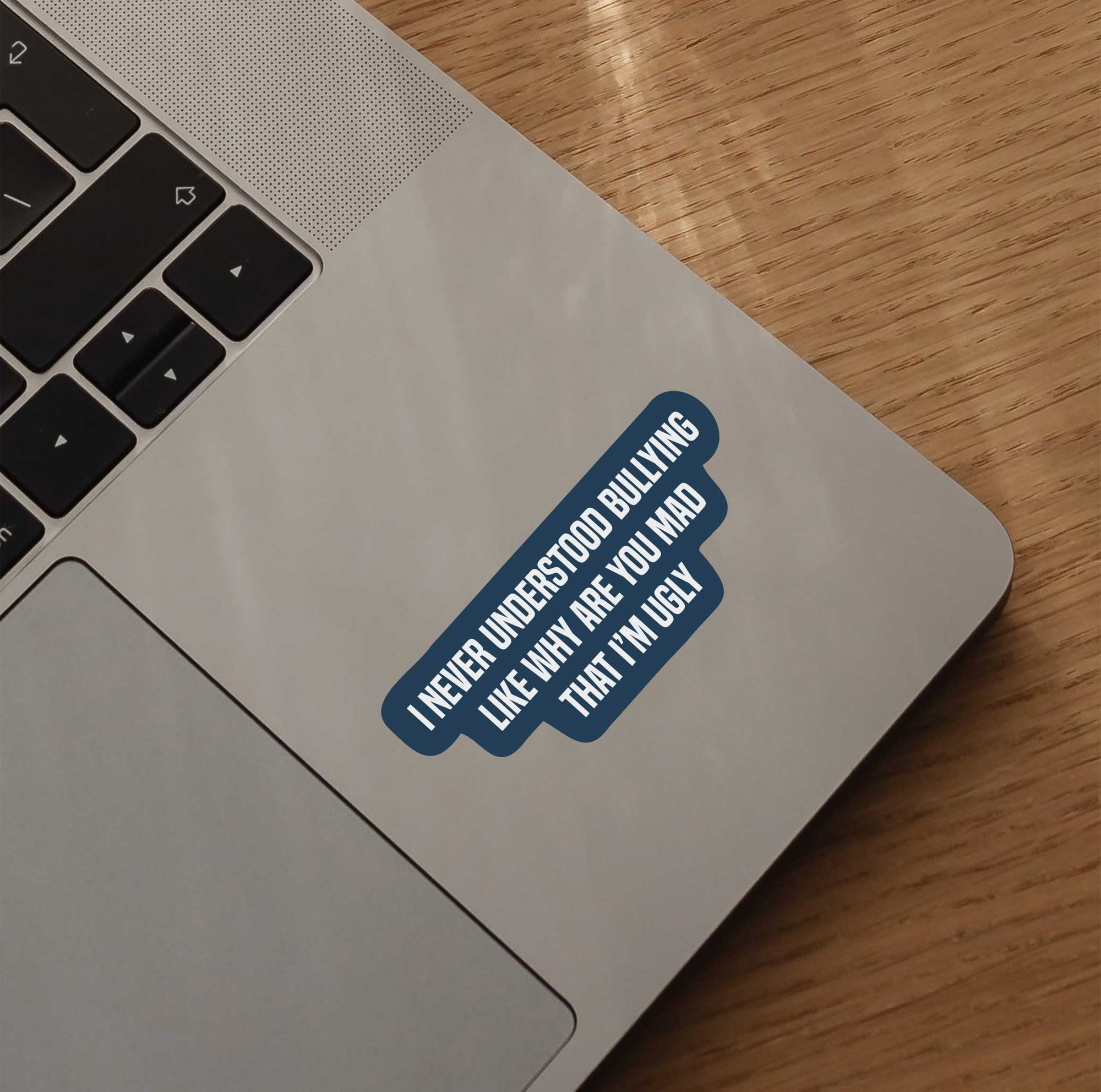 I Never Understood Bullying Like Why Are You Mad That I'm Ugly Sticker