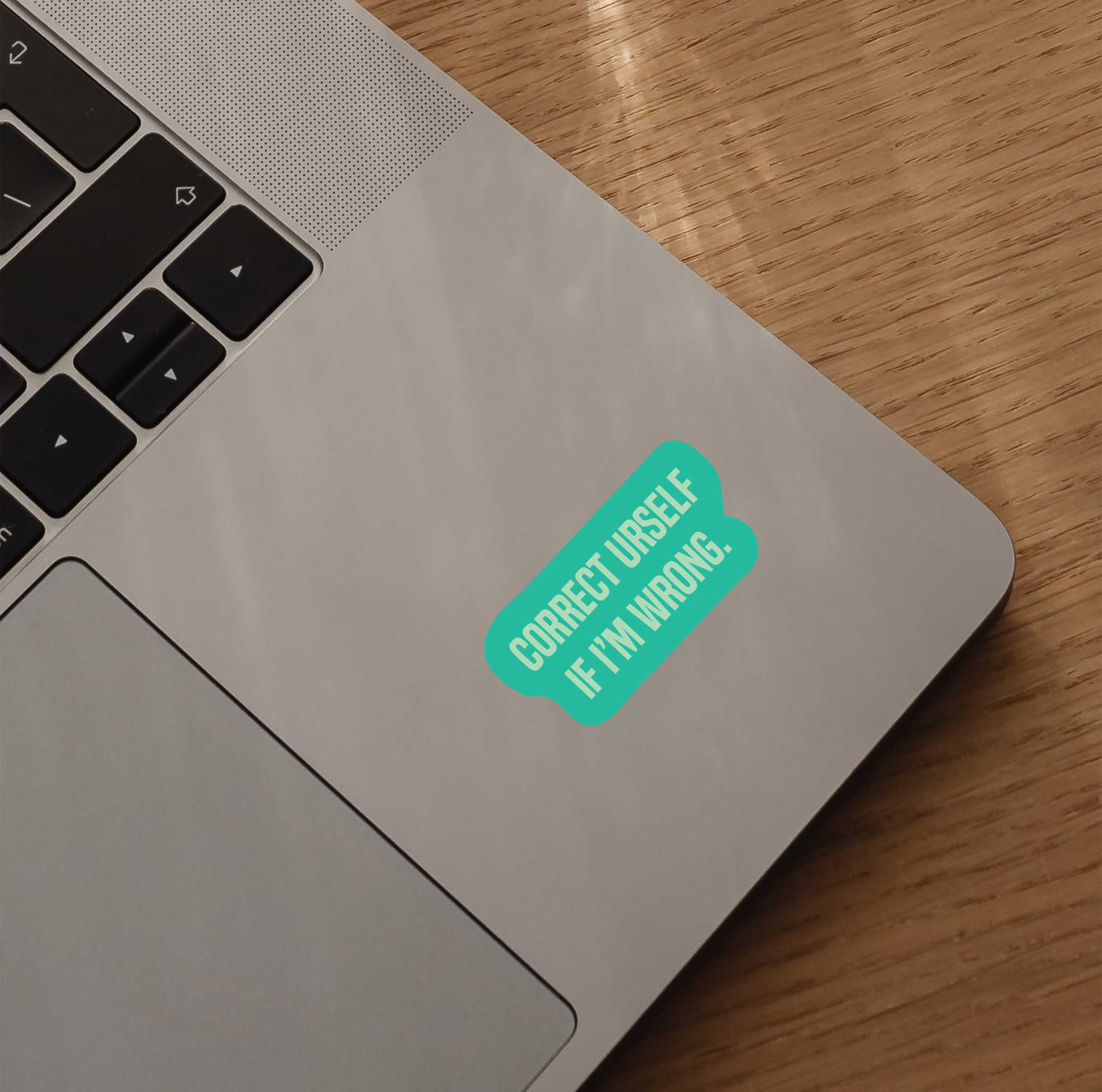 Correct Yourself If I'm Wrong Sticker