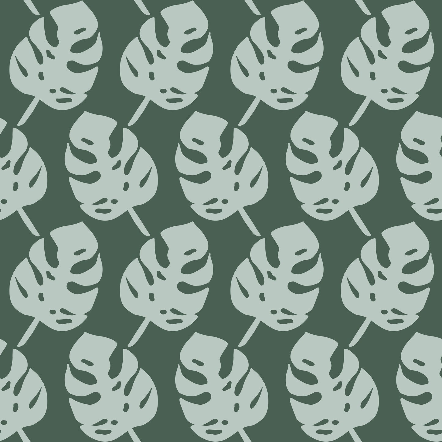 Monestera Wave Peel & Stick Wallpaper