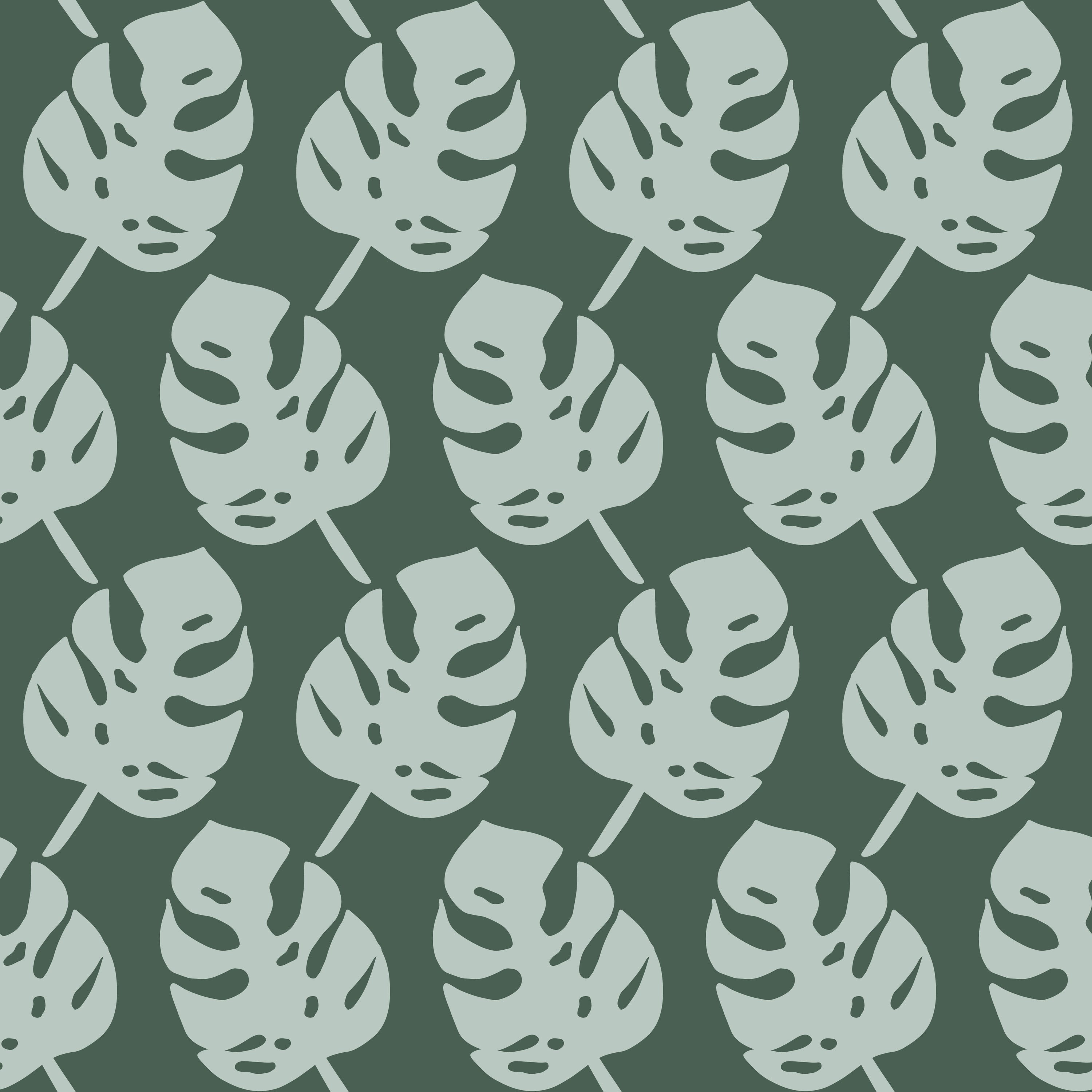 Monestera Wave Peel & Stick Wallpaper