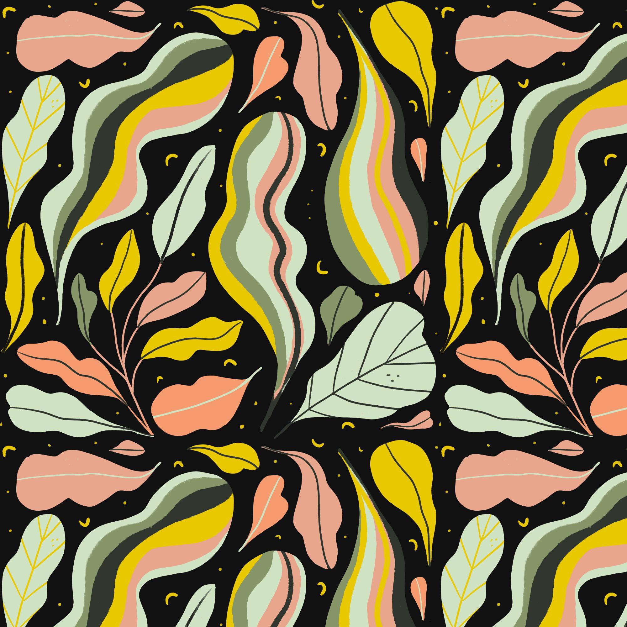 Jungle Leaves Peel & Stick Wallpaper