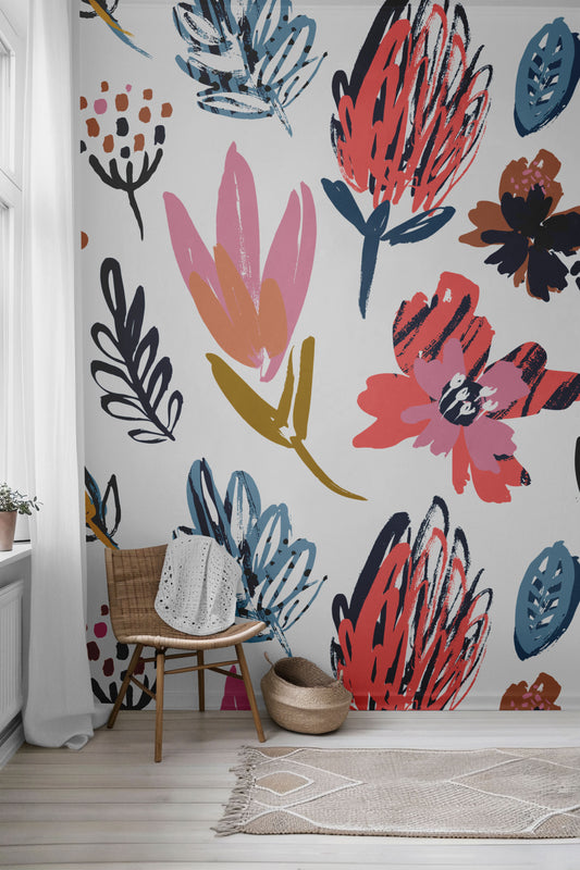 Chieti Florals Peel & Stick Wallpaper