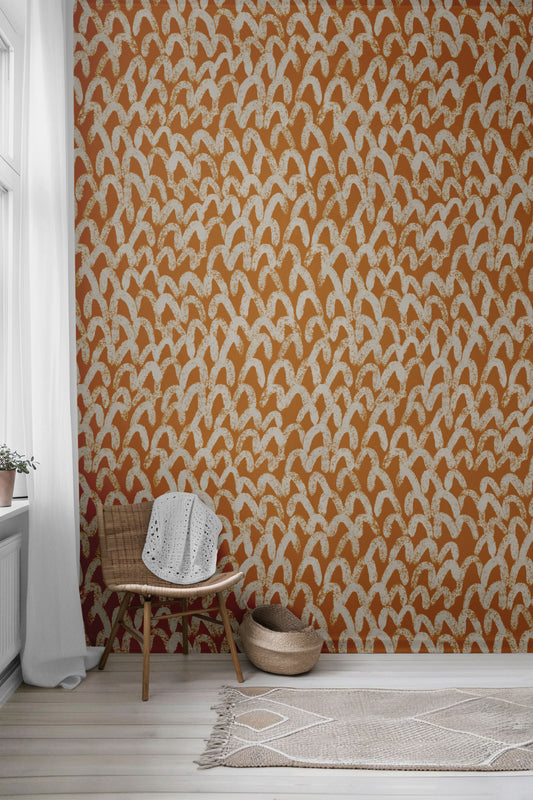 Arched Amber Peel & Stick Wallpaper