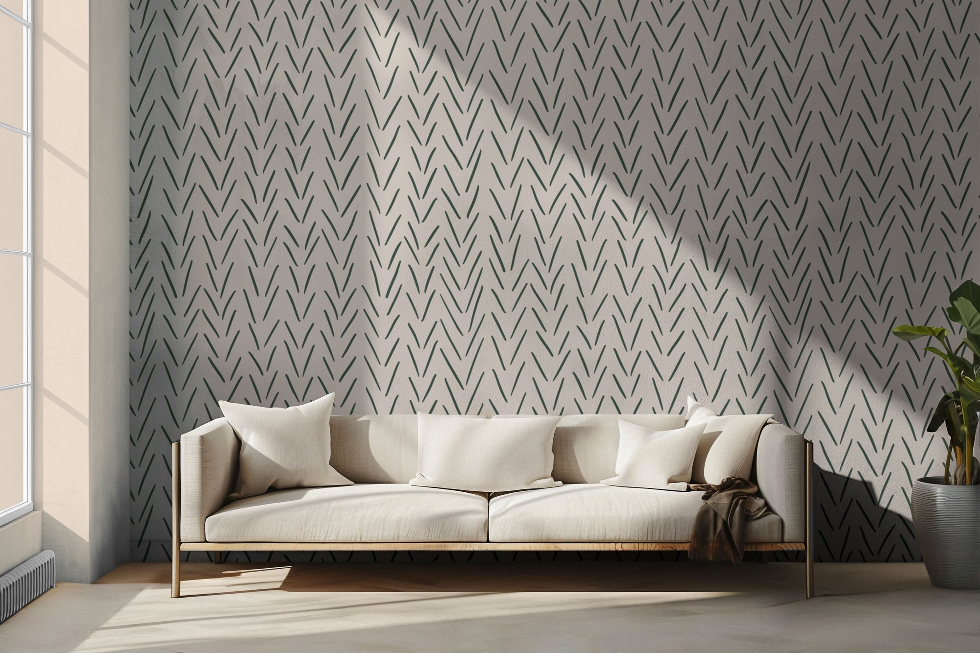 Athens Pine Peel & Stick Wallpaper