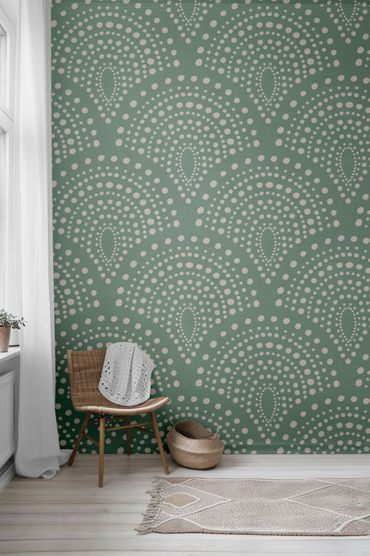 Atmore Mint Peel & Stick Wallpaper