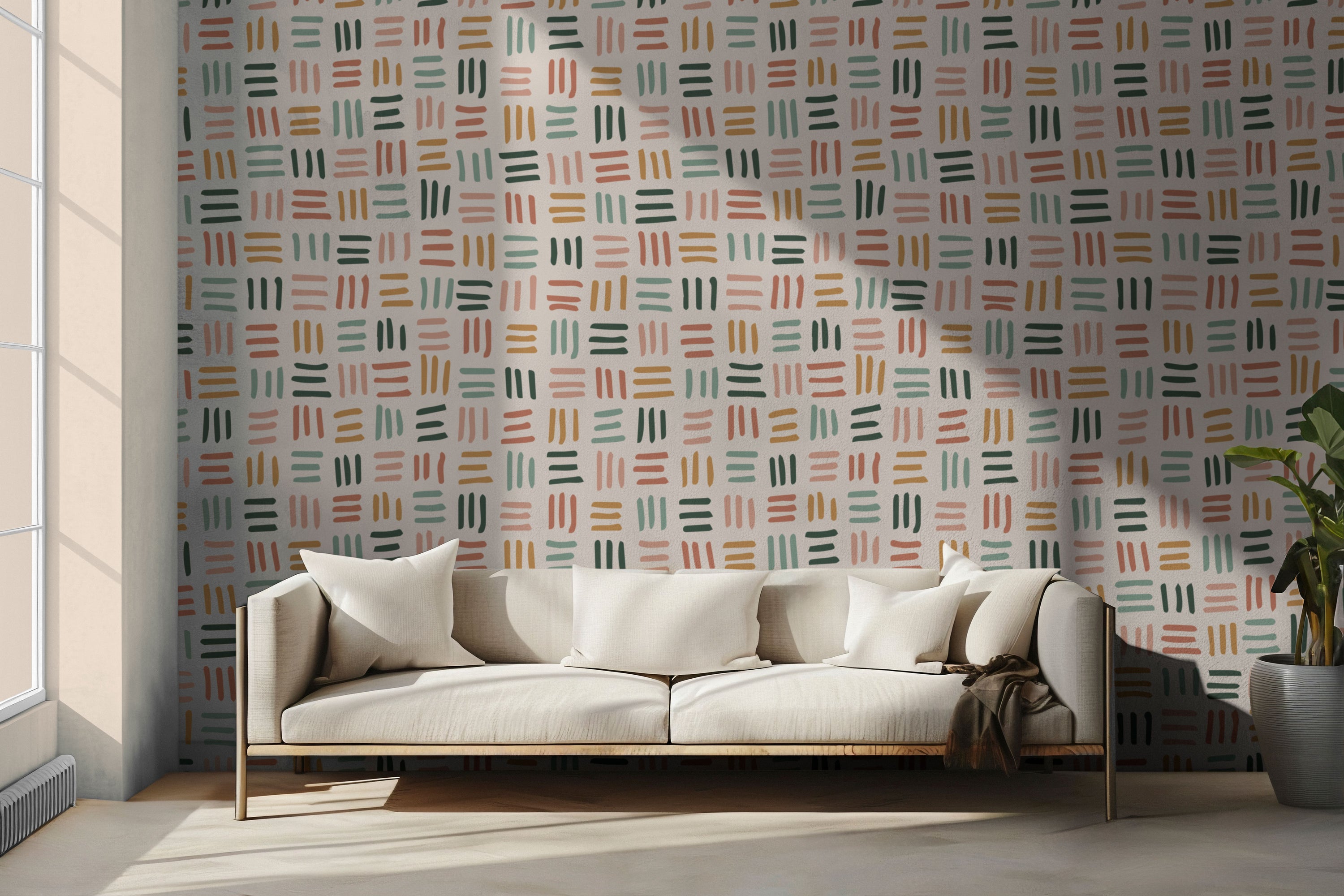 Auburn Rows Peel & Stick Wallpaper