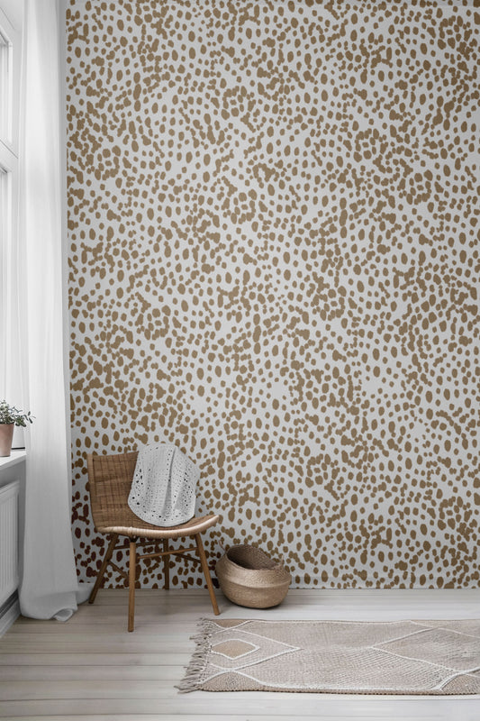 Beige Speckles Peel & Stick Wallpaper
