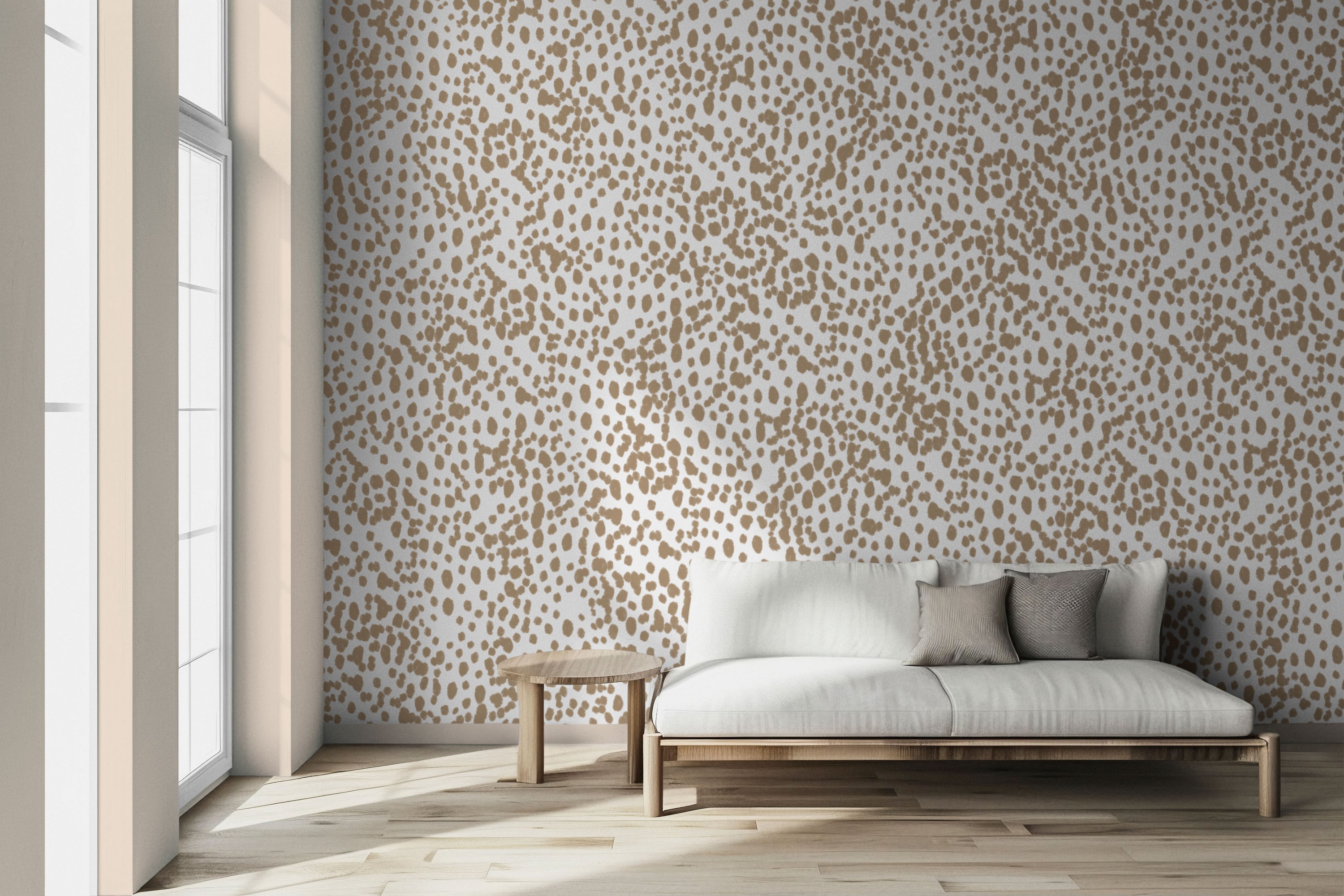 Beige Speckles Peel & Stick Wallpaper