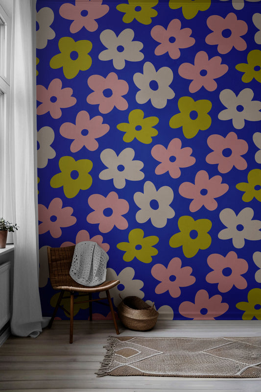 Benton Blues Peel & Stick Wallpaper