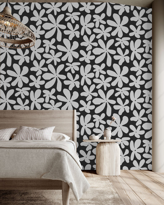 Floral Bubbles Peel & Stick Wallpaper
