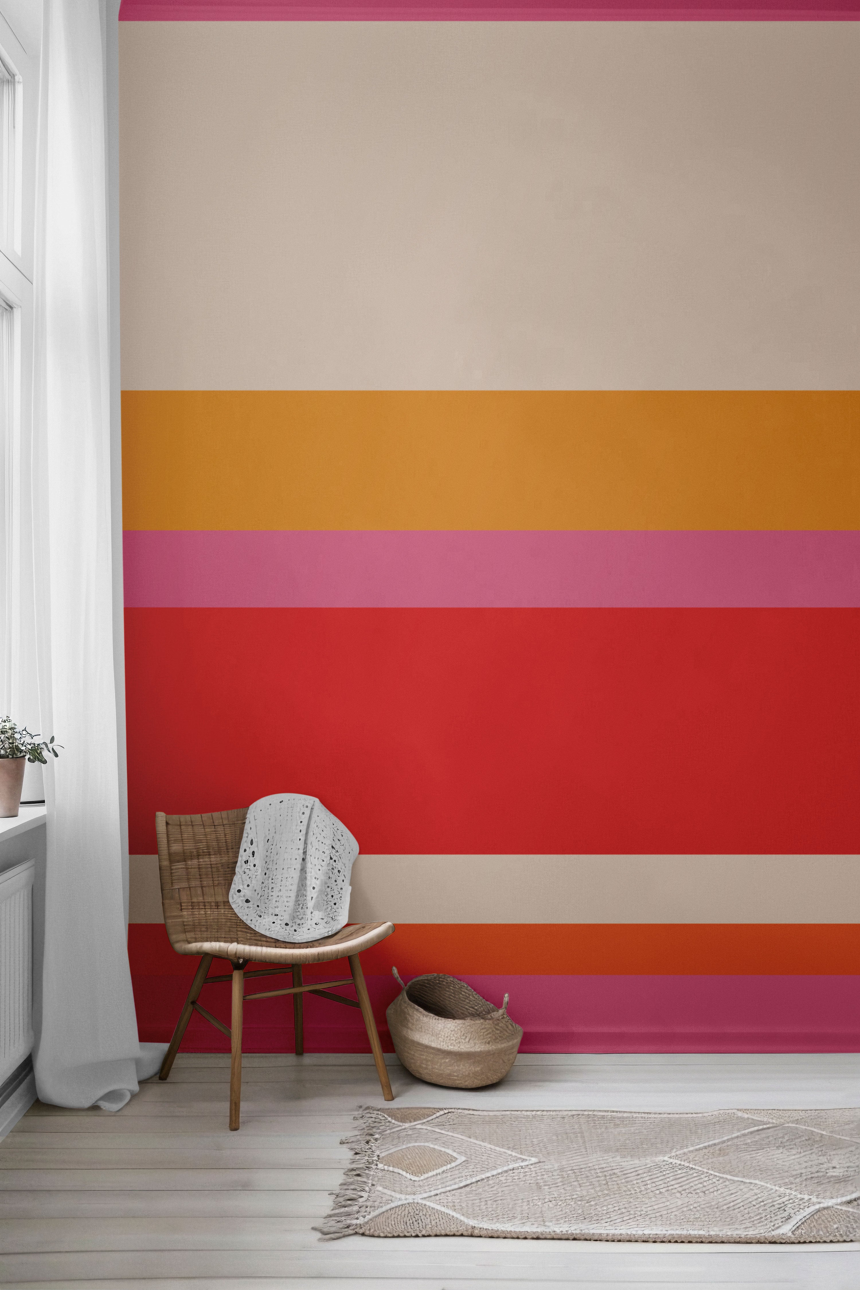 Cali Stripes Peel & Stick Wallpaper