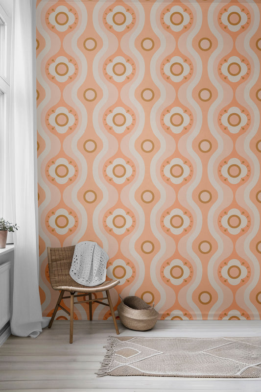 Caramel Ice Peel & Stick Wallpaper