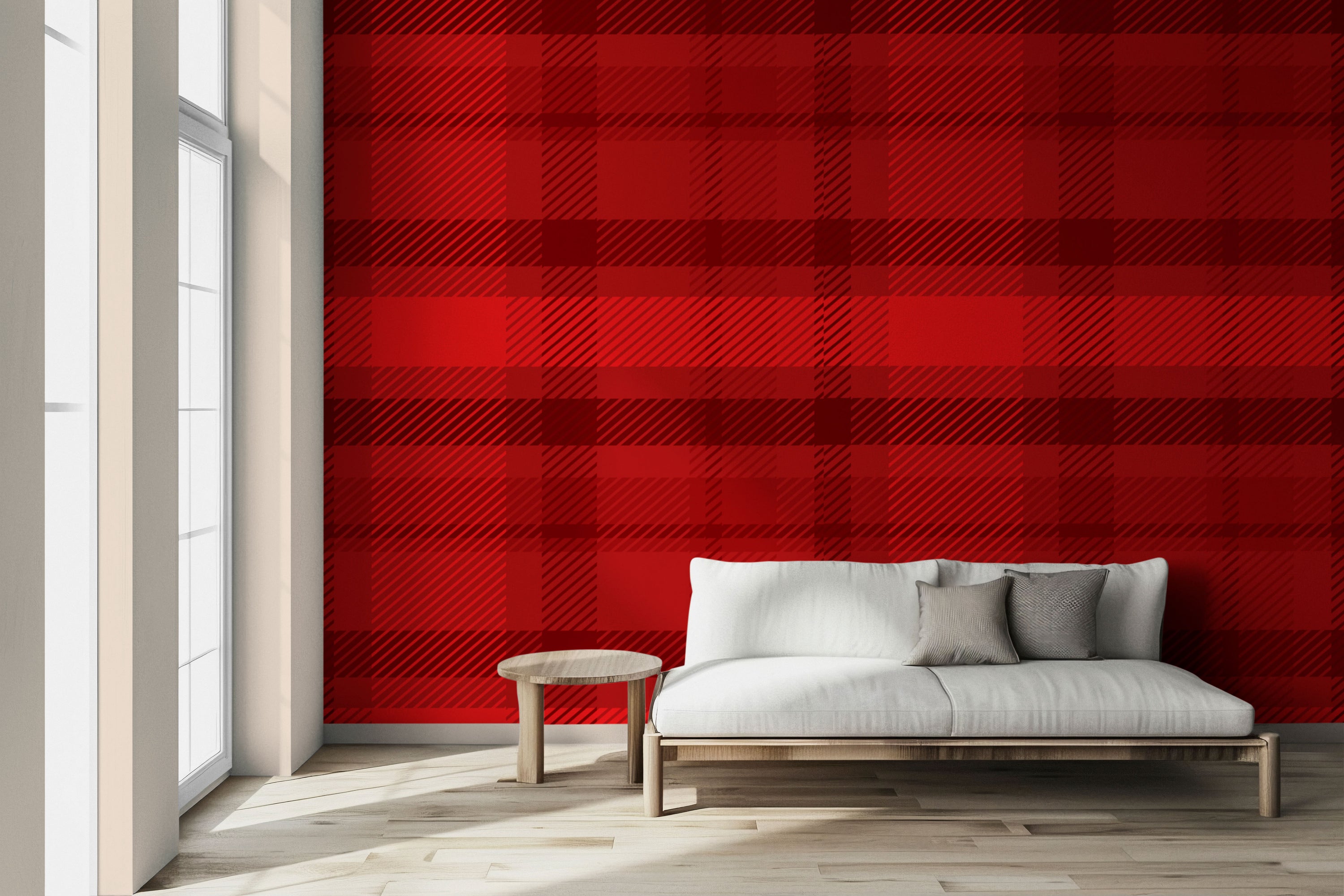 Classic Plaid Peel & Stick Wallpaper