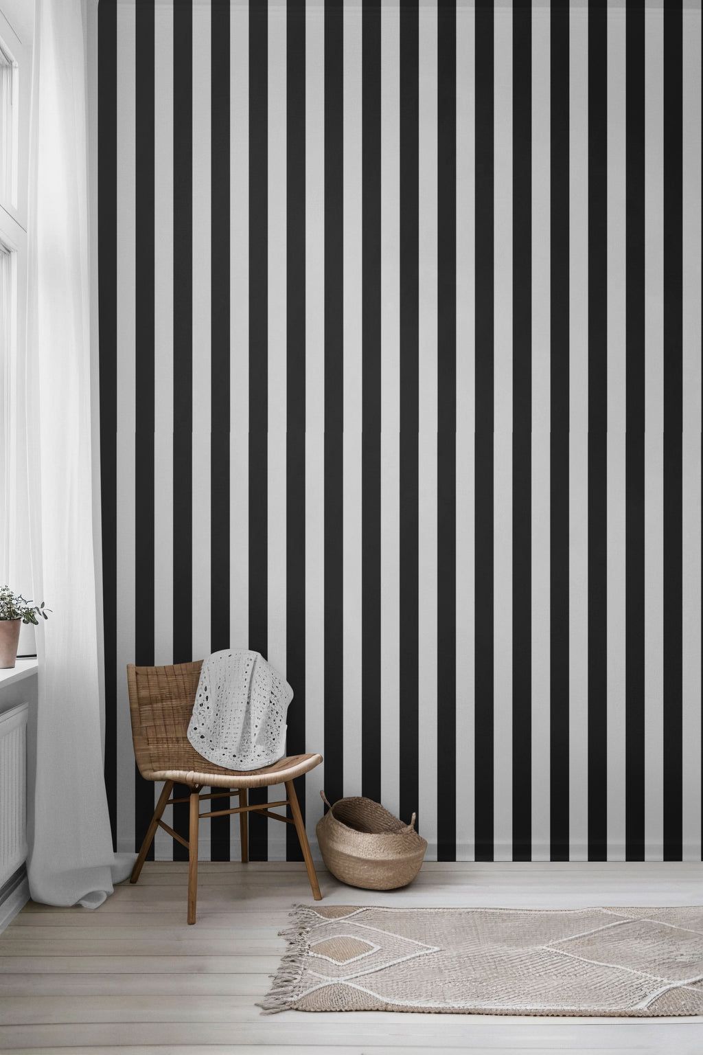 Classic Stripe Peel & Stick Wallpaper