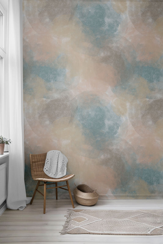 Clouded Circles Peel & Stick Wallpaper