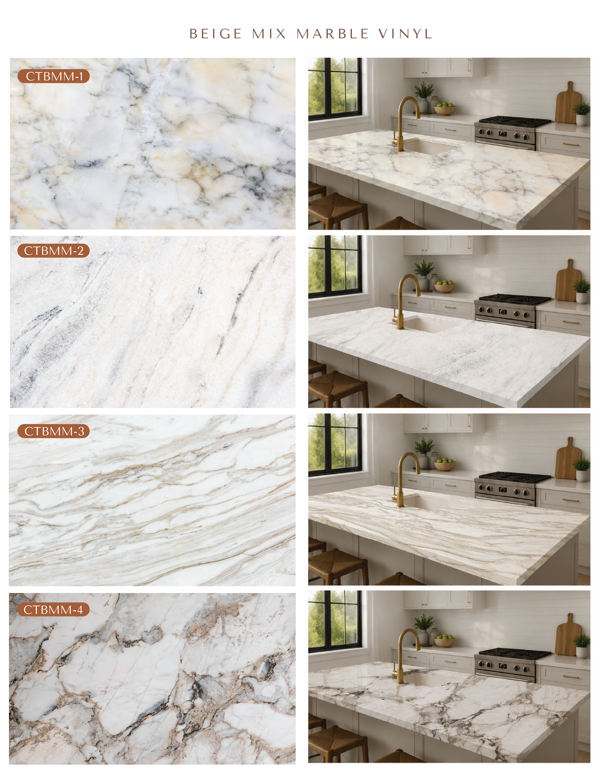 Beige Mix Marble Vinyl