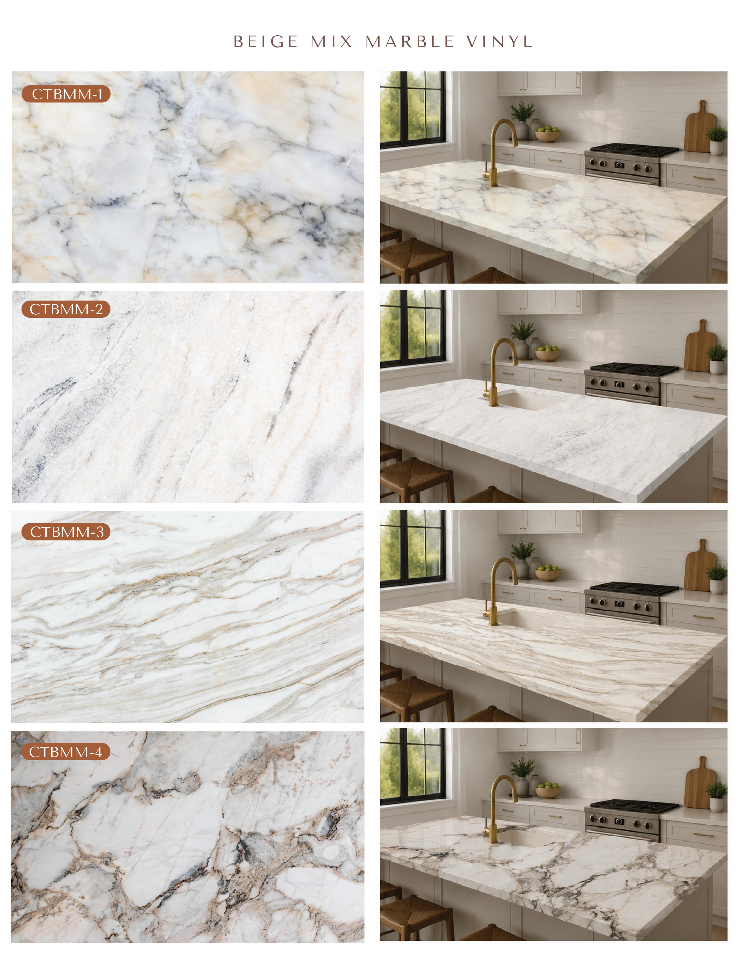 Beige Mix Marble Vinyl