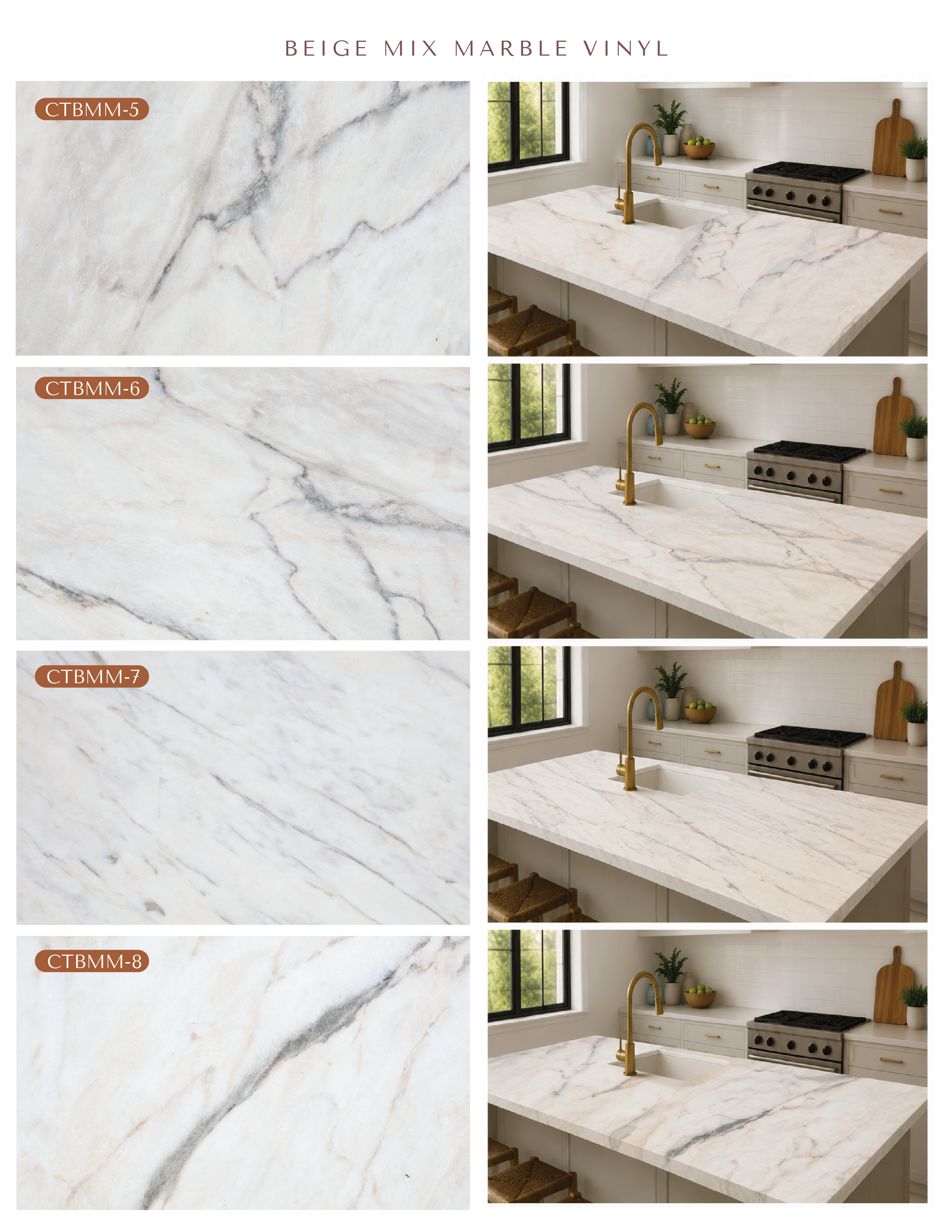 Beige Mix Marble Vinyl