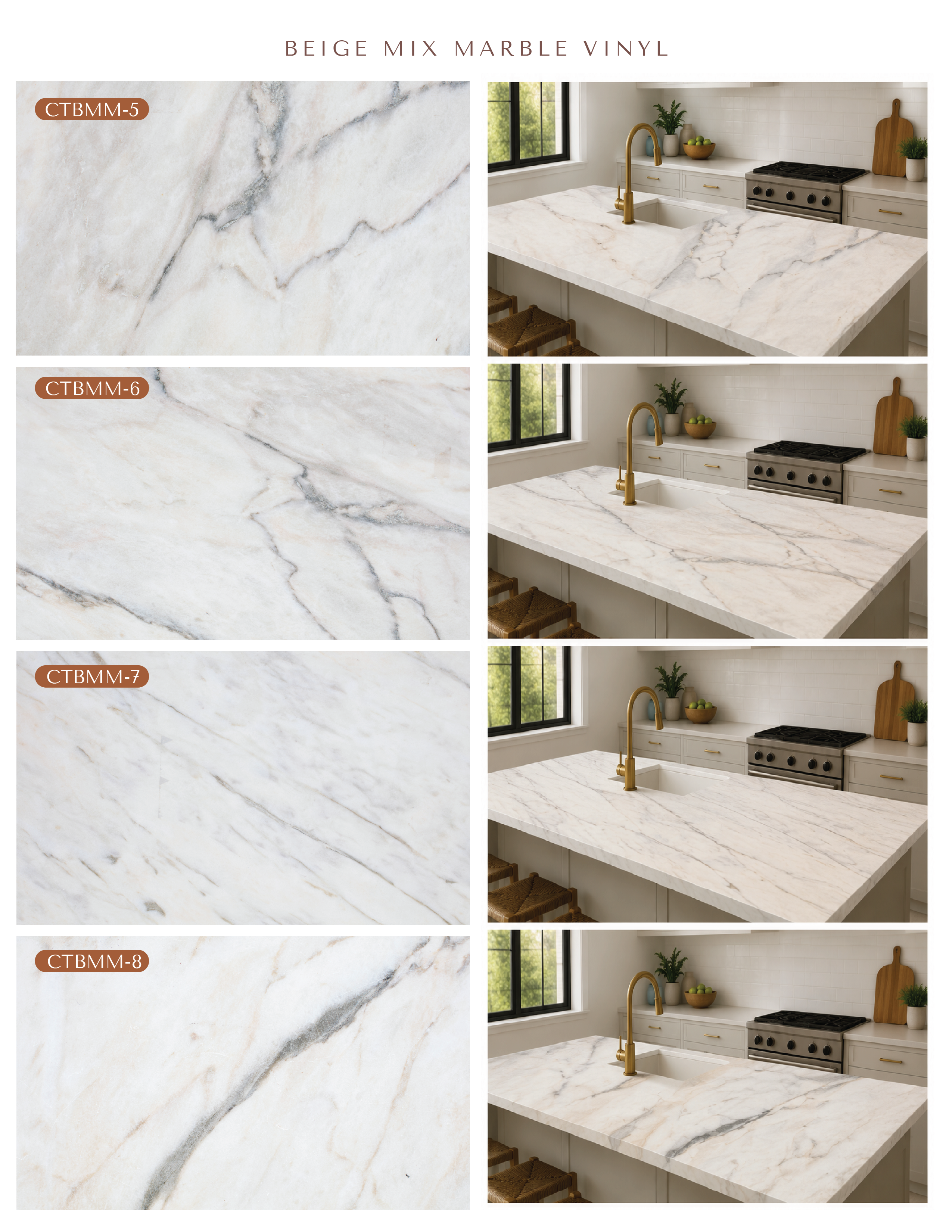 Beige Mix Marble Vinyl