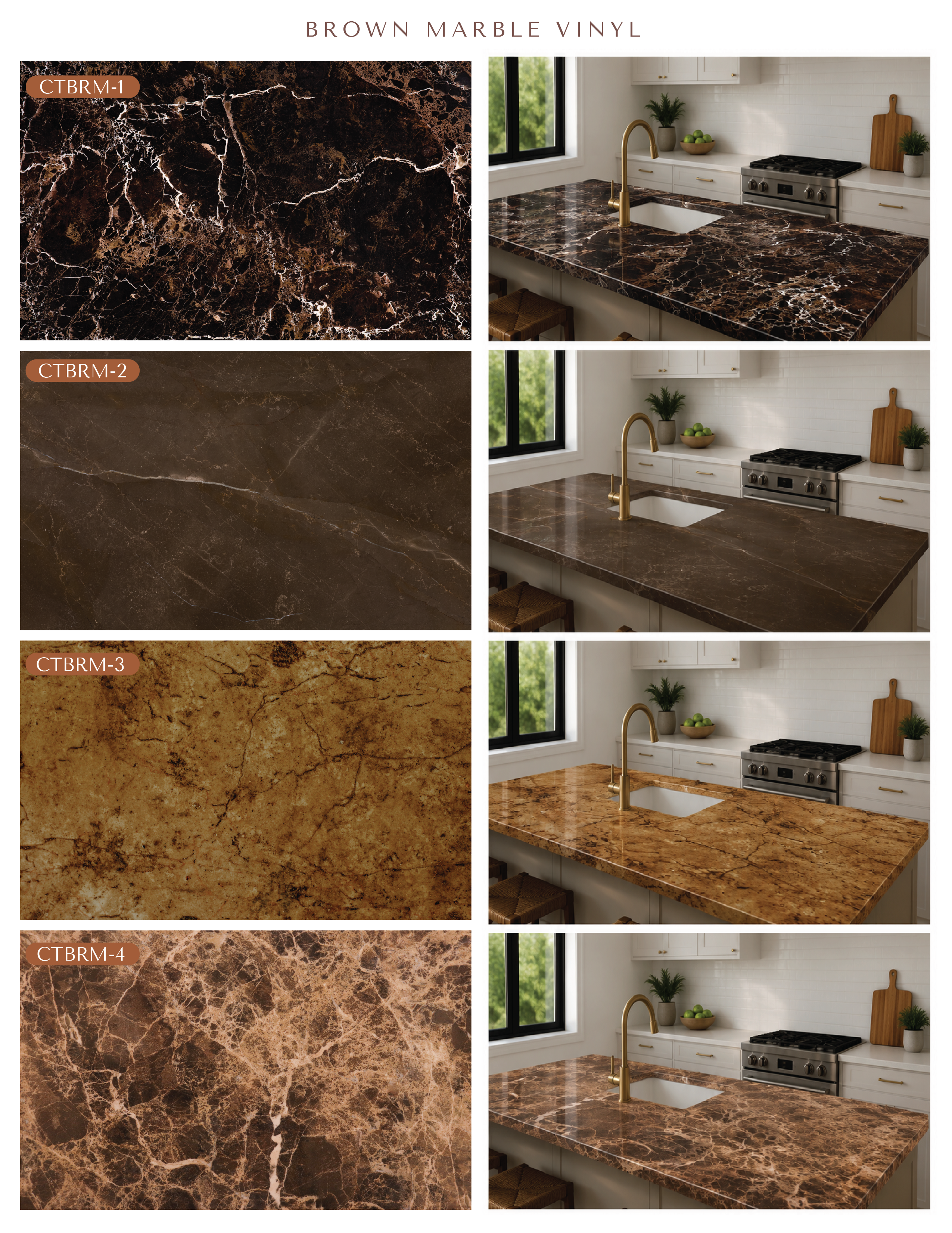 Brown Marble Vinyl