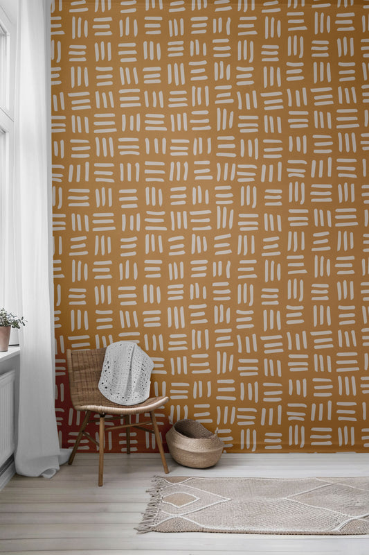 Demopolis Gold Peel & Stick Wallpaper