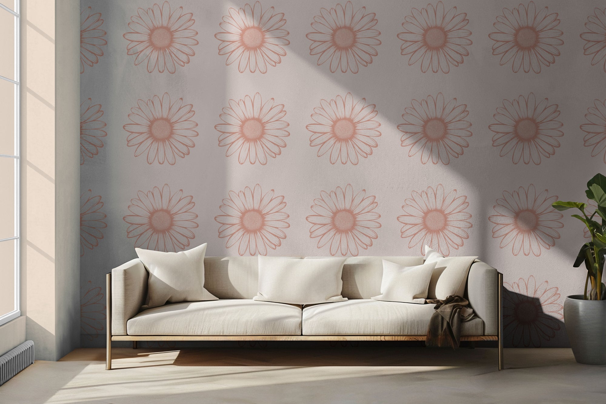 Dodgen Daisys Peel & Stick Wallpaper