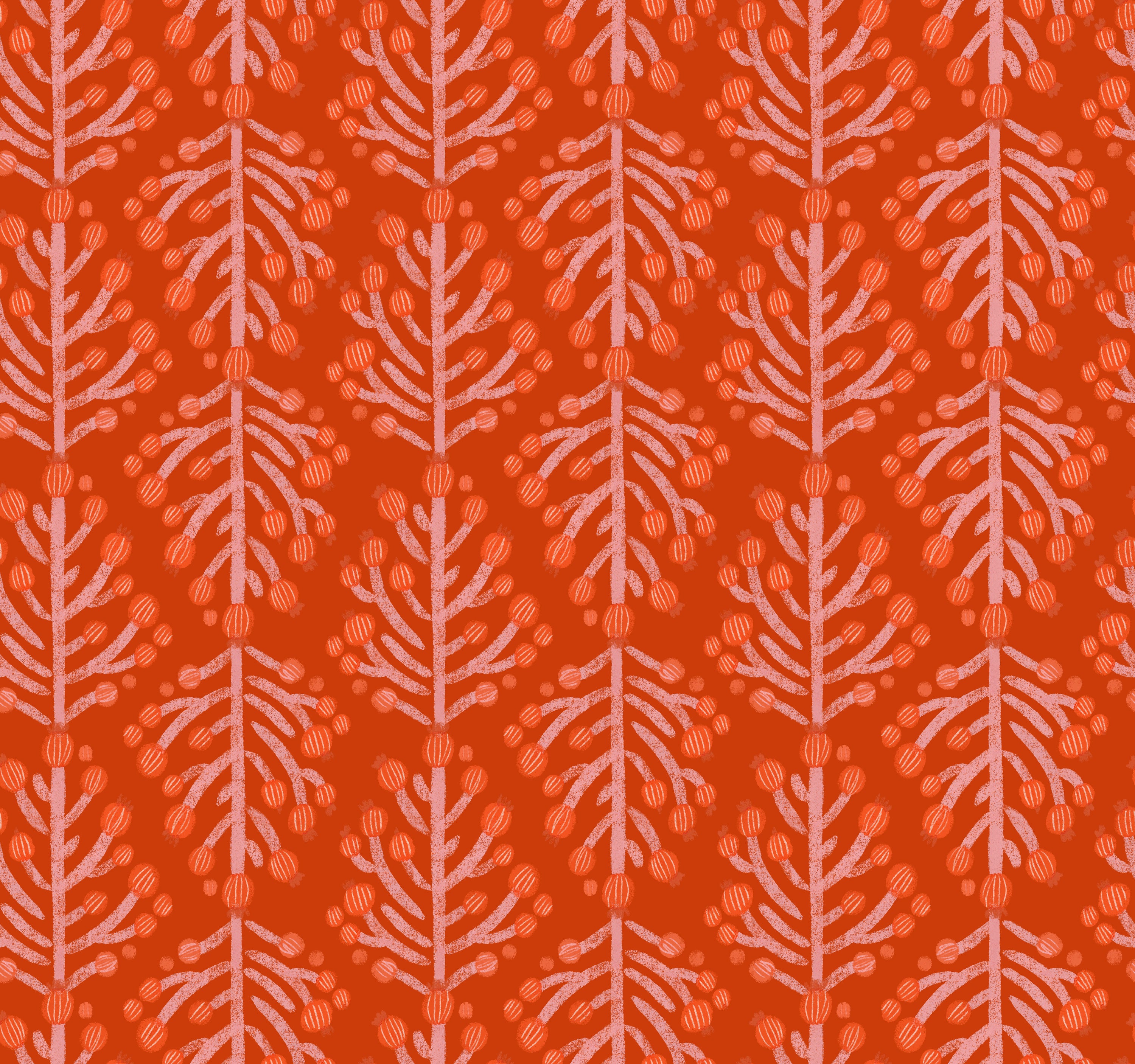 Efflorescence Fire Peel & Stick Wallpaper