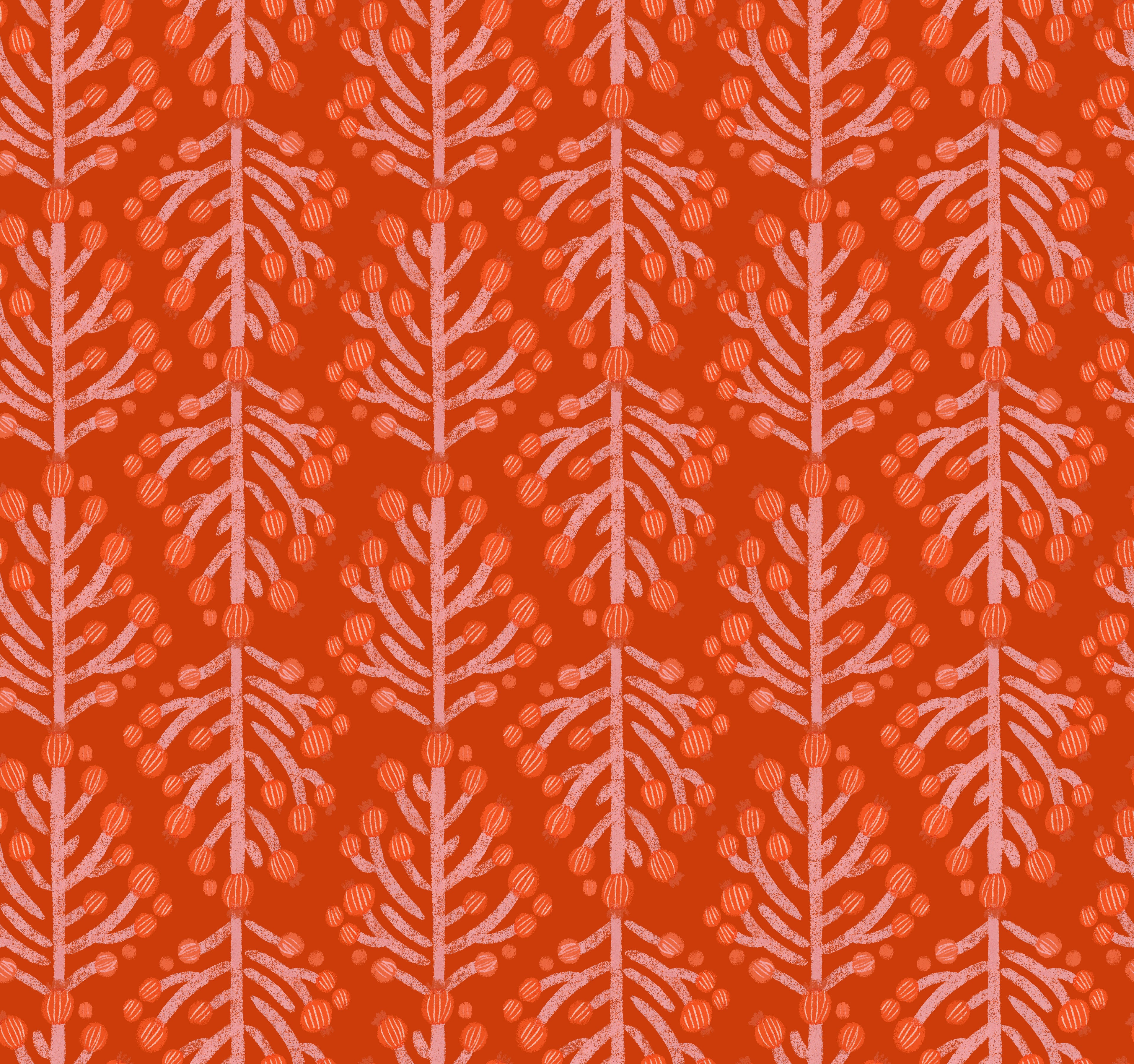 Efflorescence Fire Peel & Stick Wallpaper