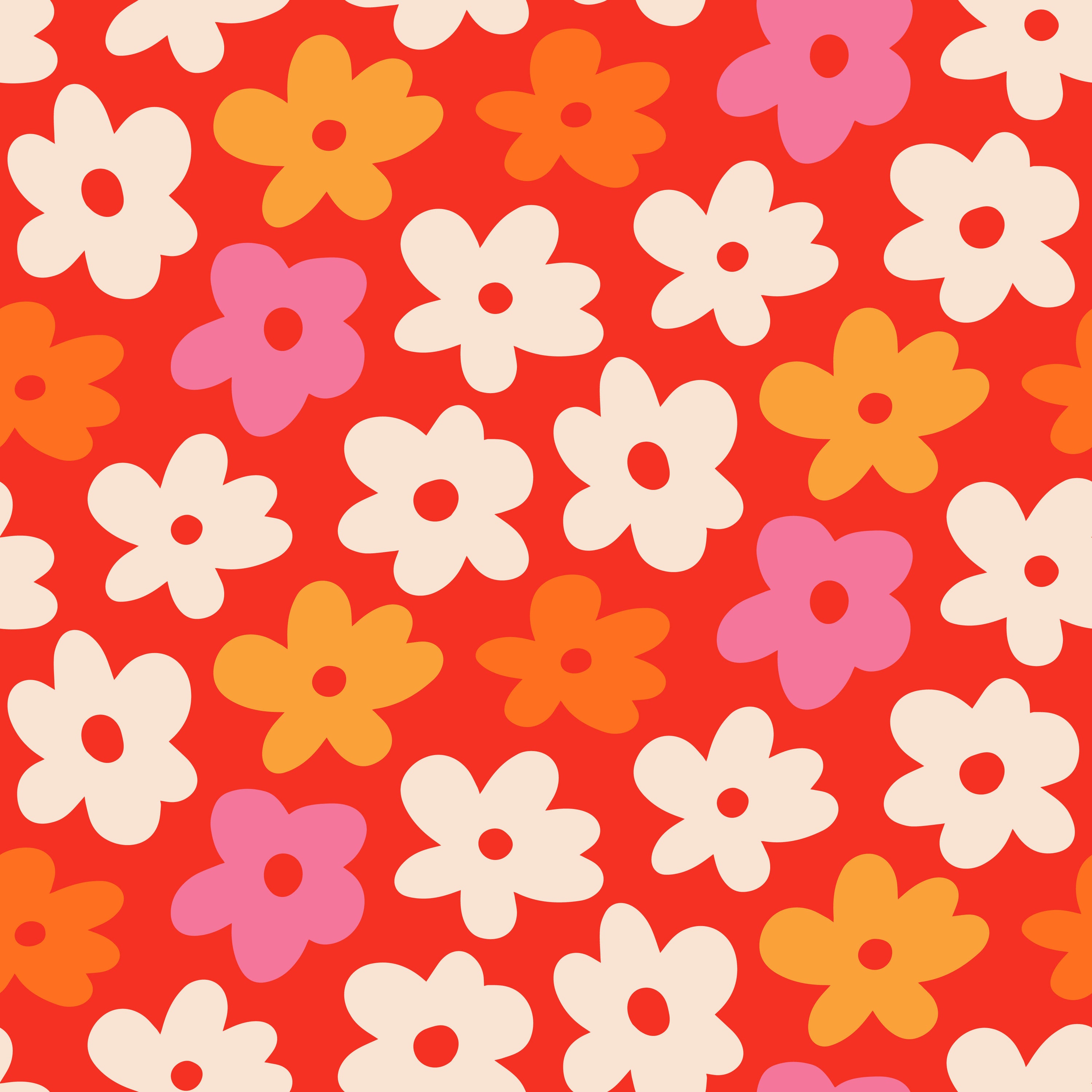 Flower Power Peel & Stick Wallpaper