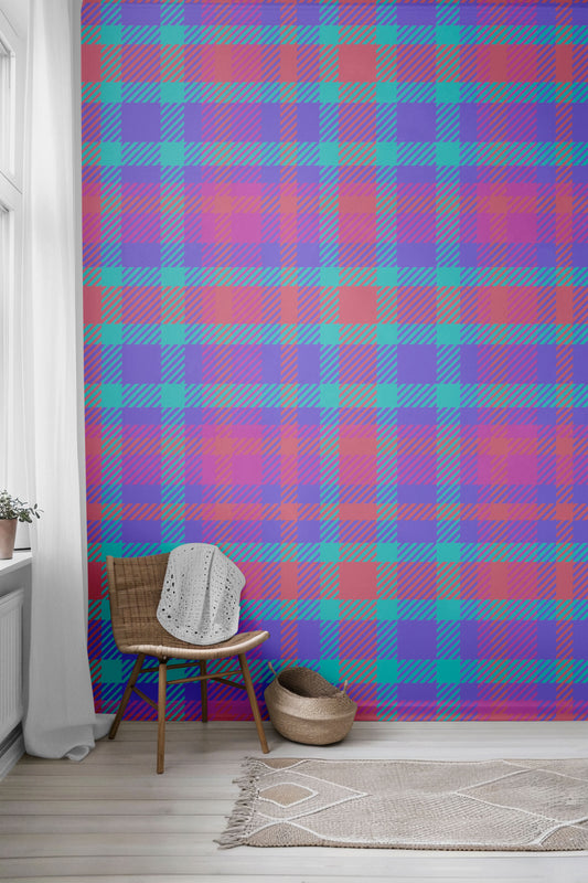 Gadsden Plaid Peel & Stick Wallpaper