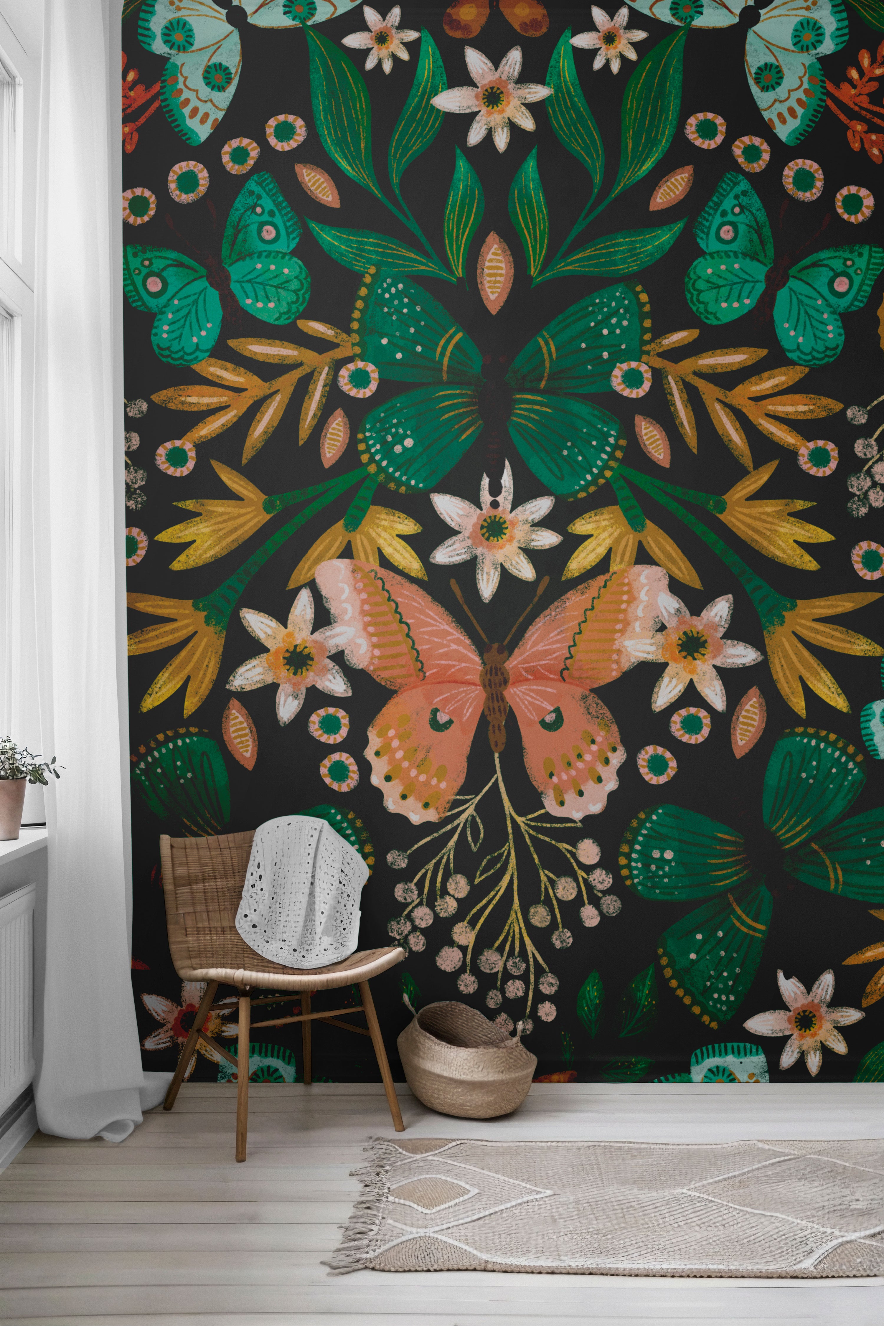 Glenda Transformation Peel & Stick Wallpaper