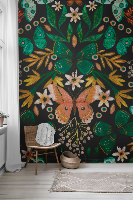 Glenda Transformation Peel & Stick Wallpaper