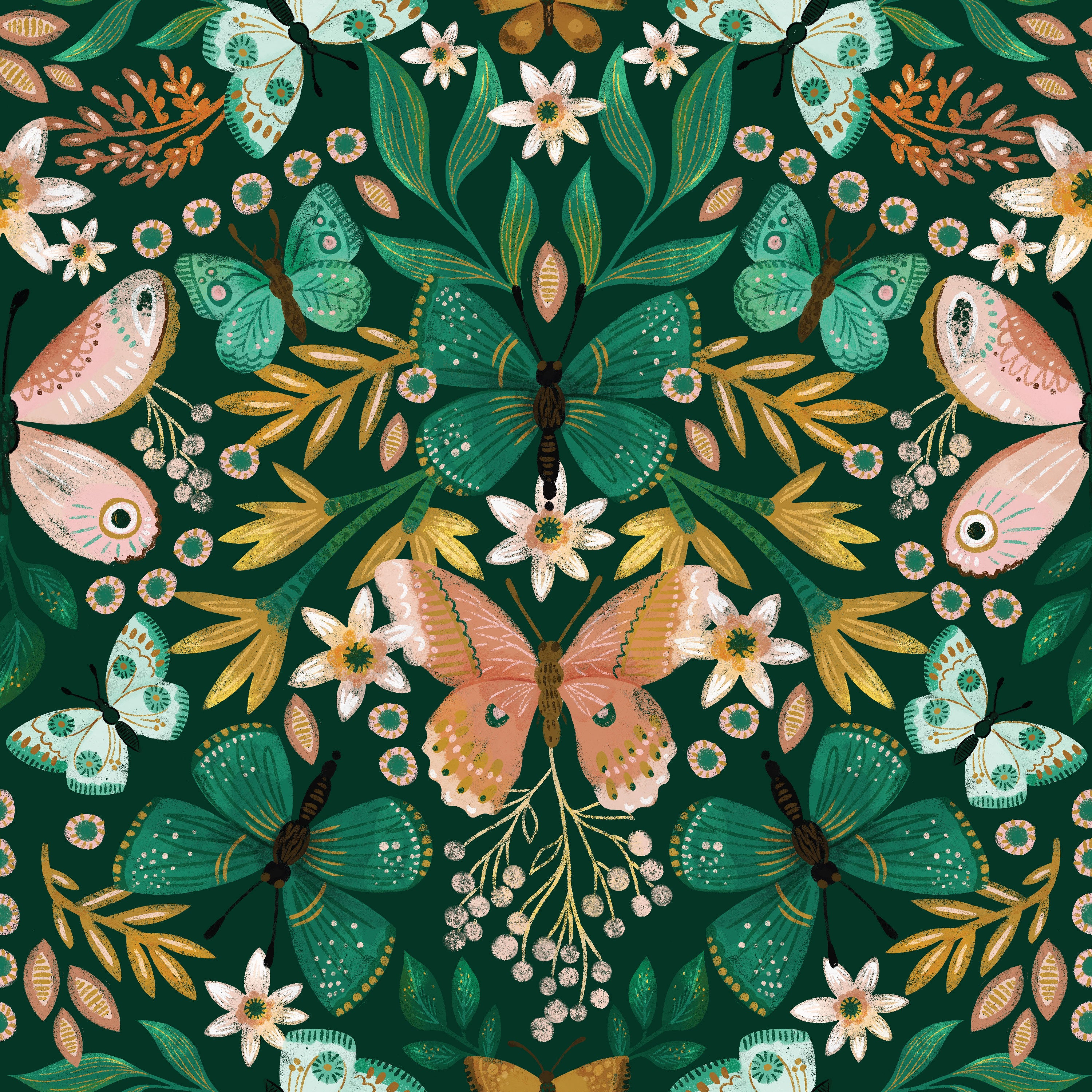 Glenda Flight Peel & Stick Wallpaper