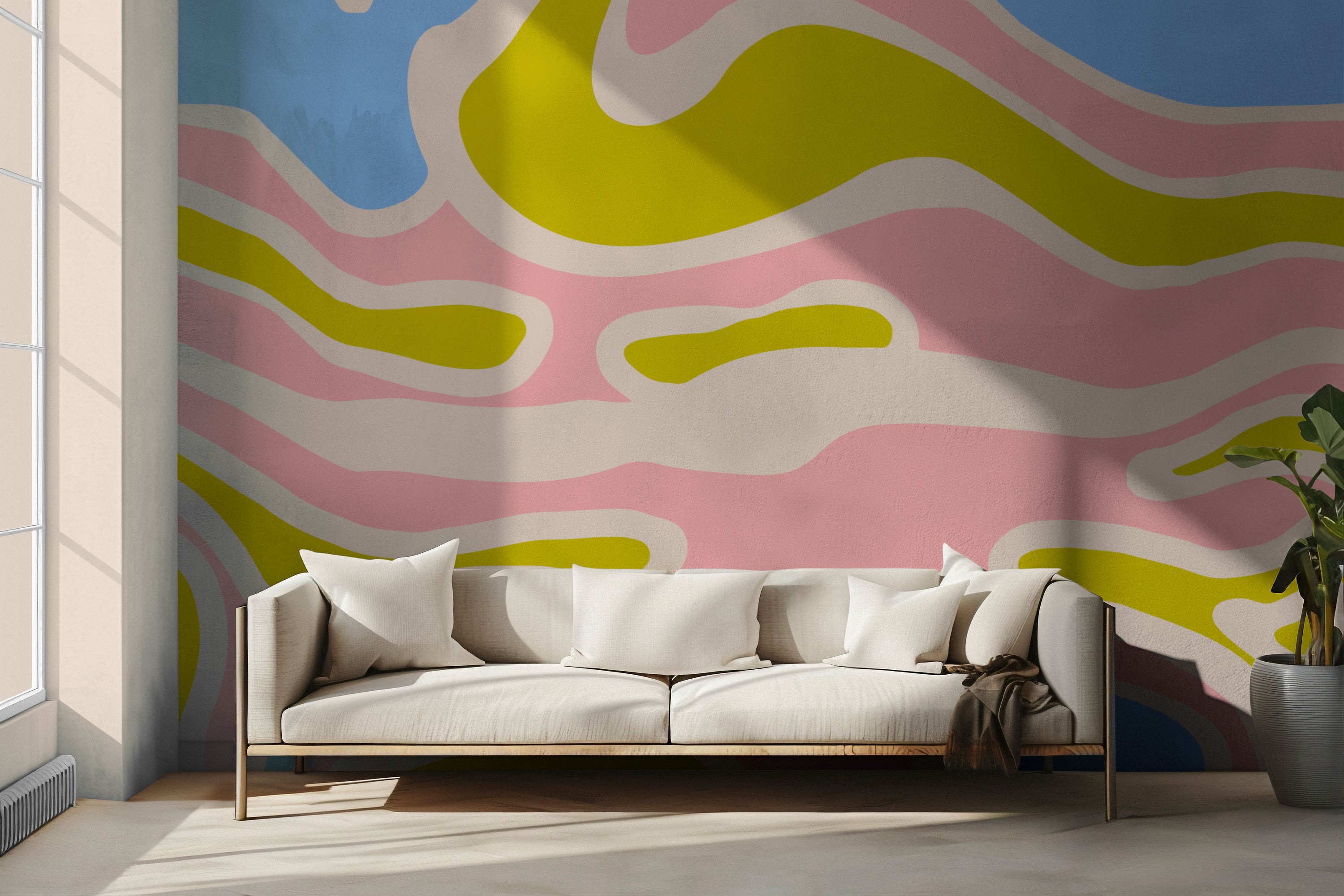 Gretta Grooves Peel & Stick Wallpaper