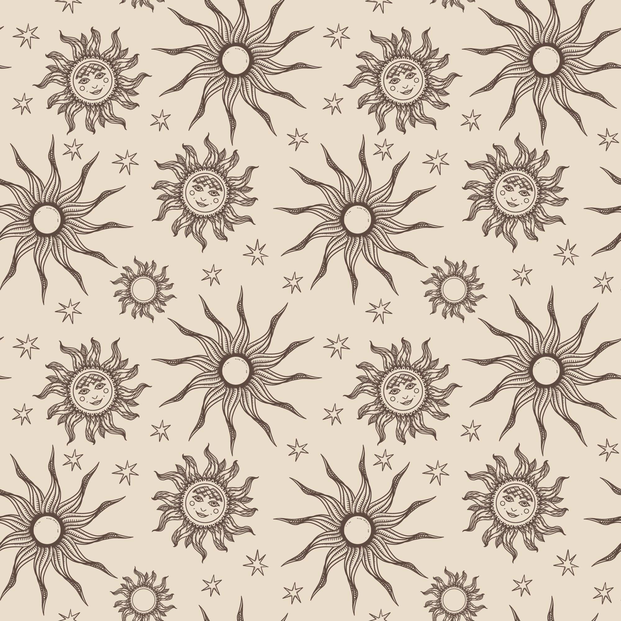 Sketch Suns Peel & Stick Wallpaper