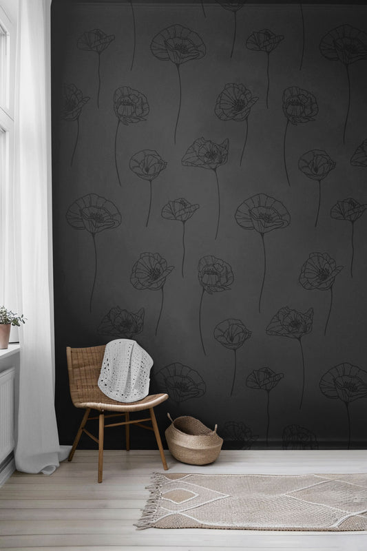 Poppy Peel & Stick Wallpaper