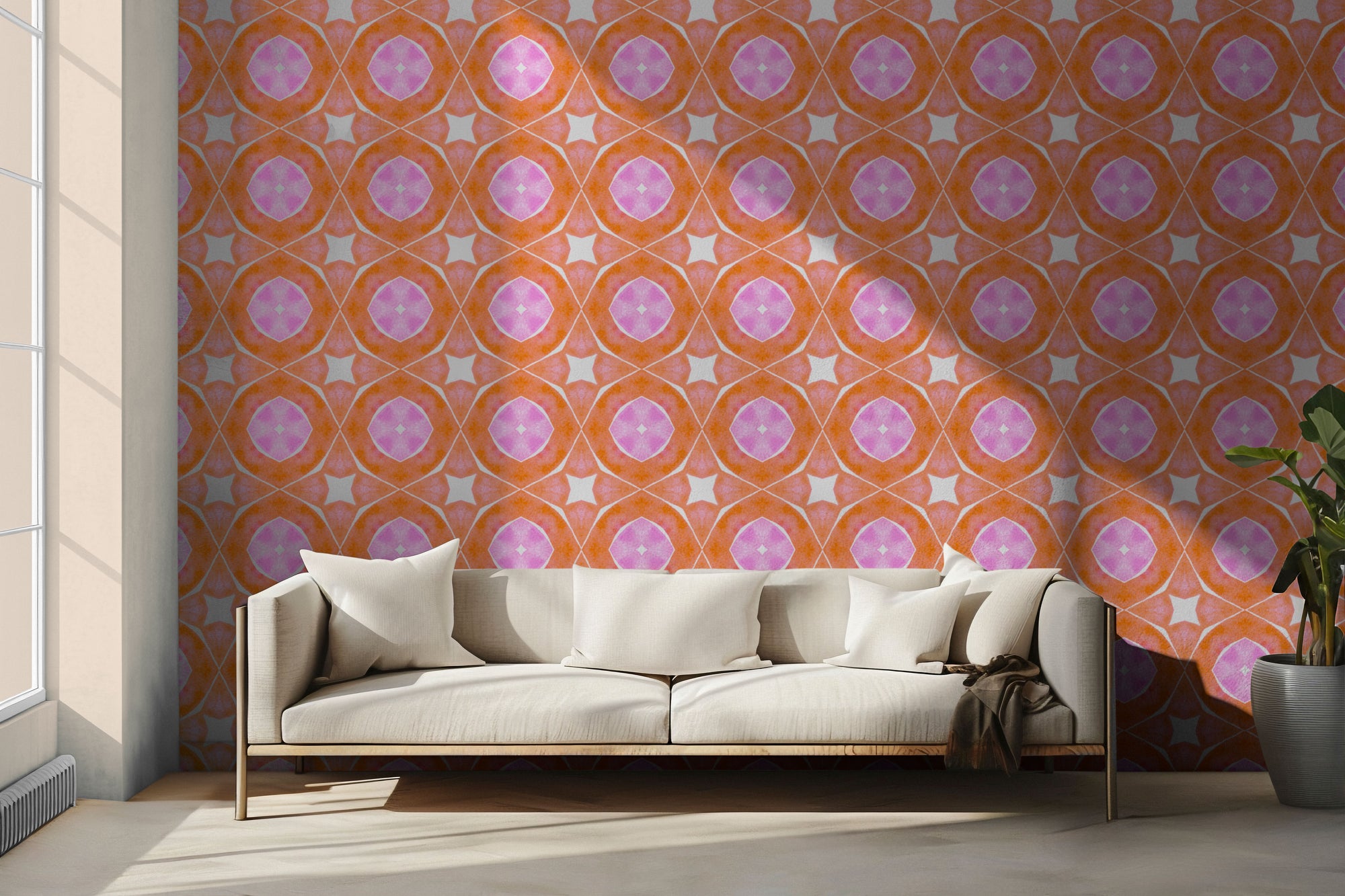 London Lunch Peel & Stick Wallpaper