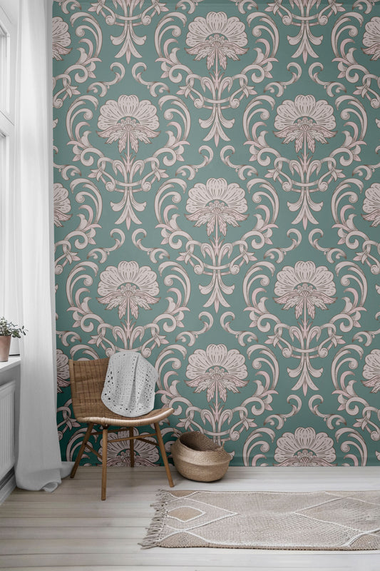 Avezzano Florals Peel & Stick Wallpaper