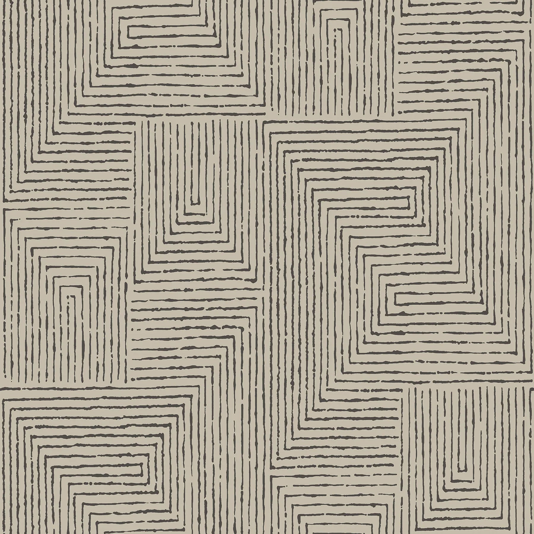 Modern Maze Peel & Stick Wallpaper