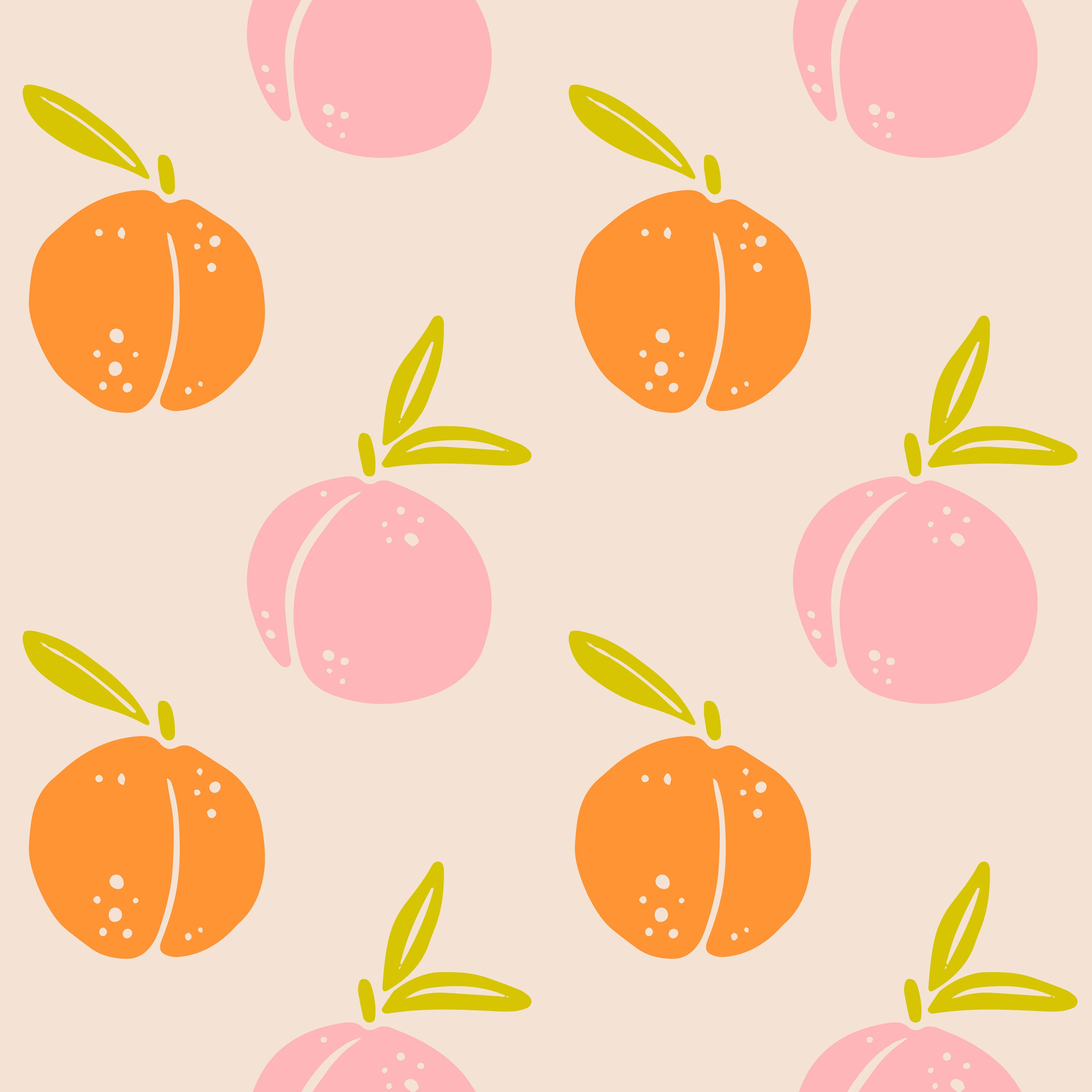 Norma Peach Peel & Stick Wallpaper