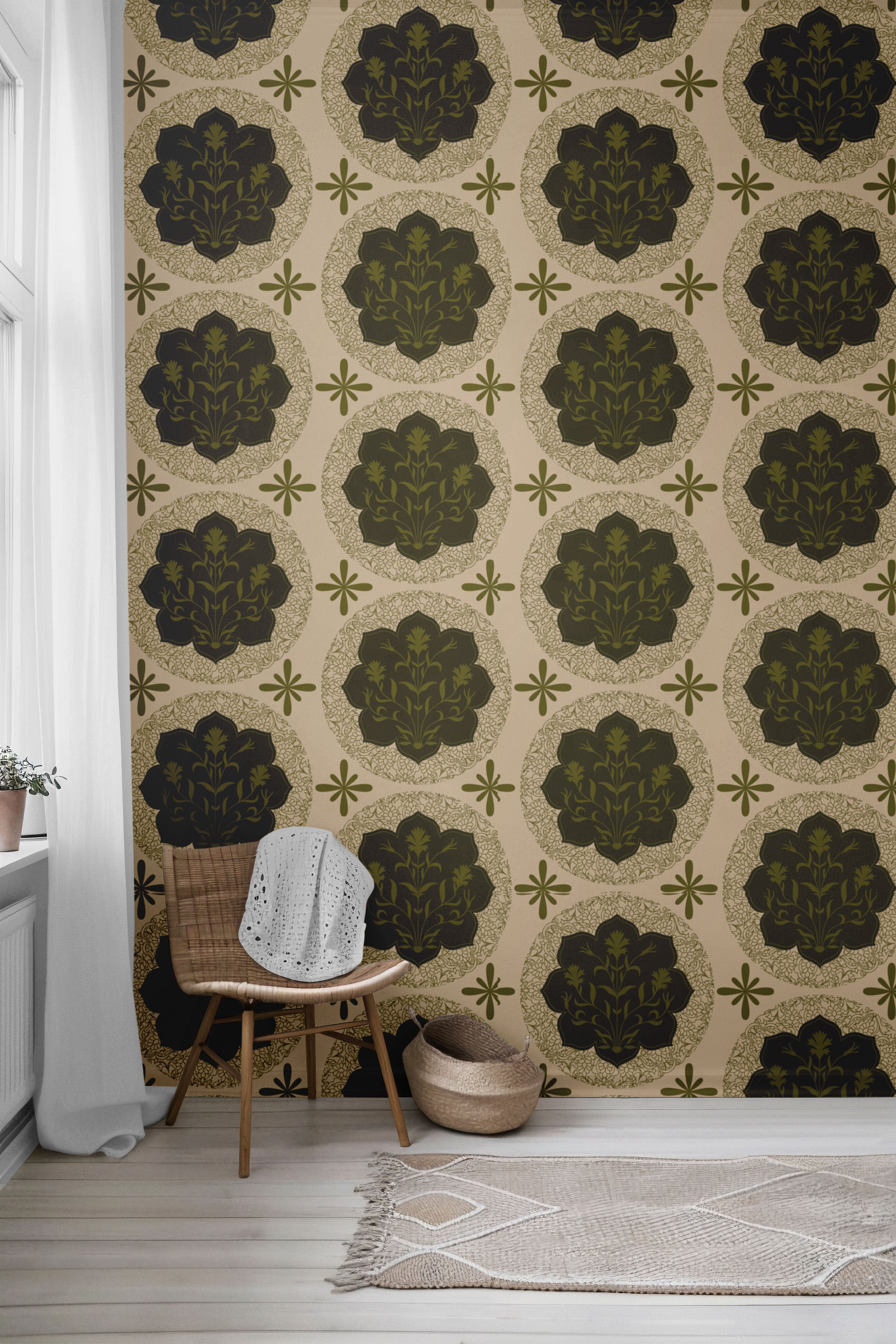 Meta Garden Peel & Stick Wallpaper