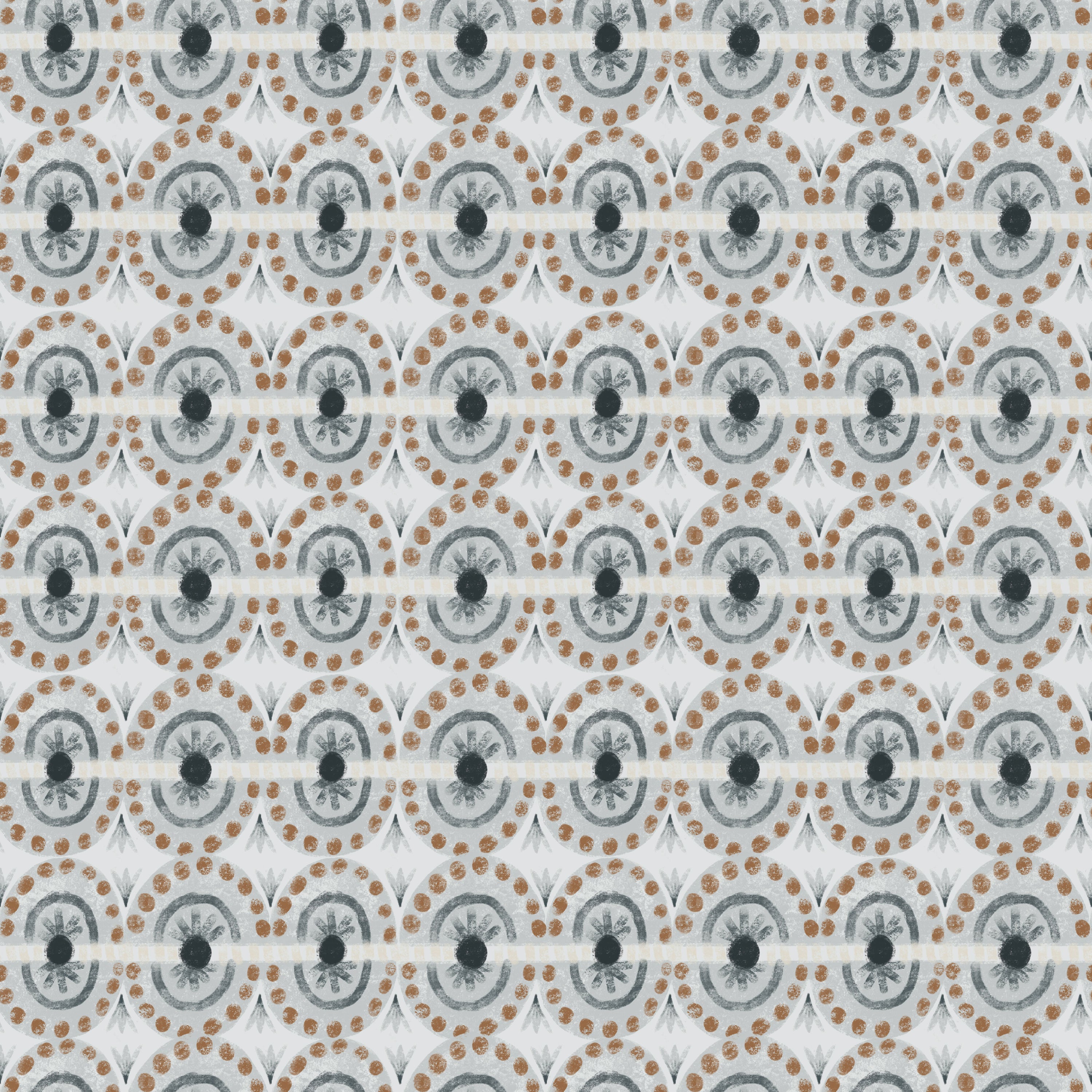 Oval Marigolds Peel & Stick Wallpaper