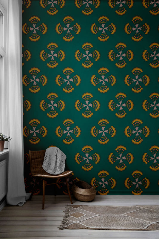 Palmdale Fan Peel & Stick Wallpaper