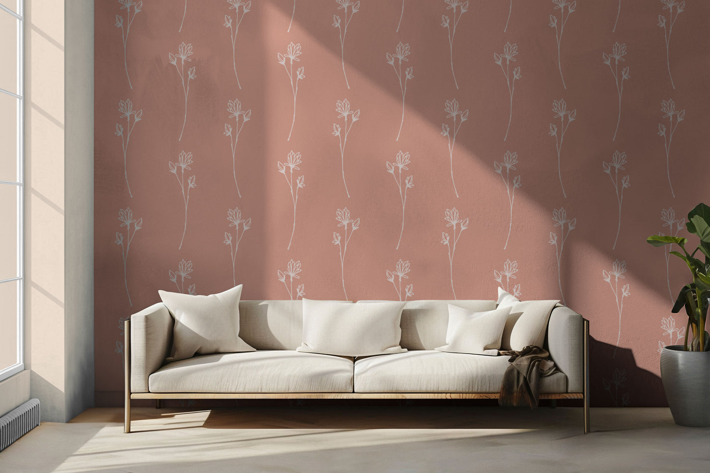 Pella Blush Peel & Stick Wallpaper