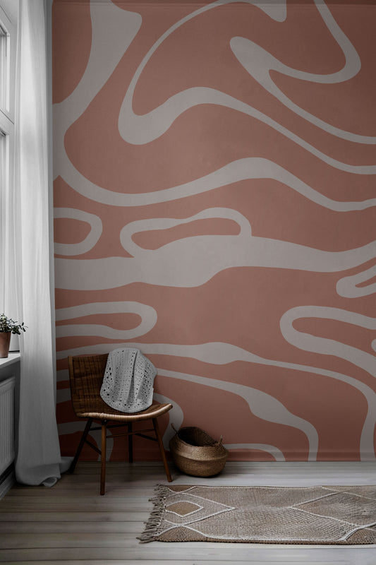 Petrove Pink Peel & Stick Wallpaper